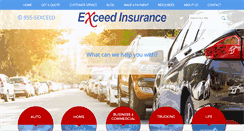 Desktop Screenshot of exceedinsurance.com